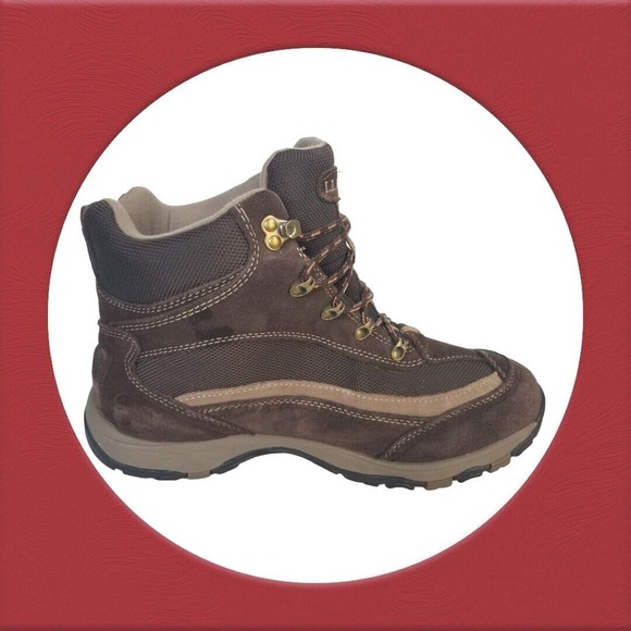 LLBean Tek Brown‎ Men’s Leather Hiking Boots Size 11M Waterproof Without Insole - Picture 7 of 16